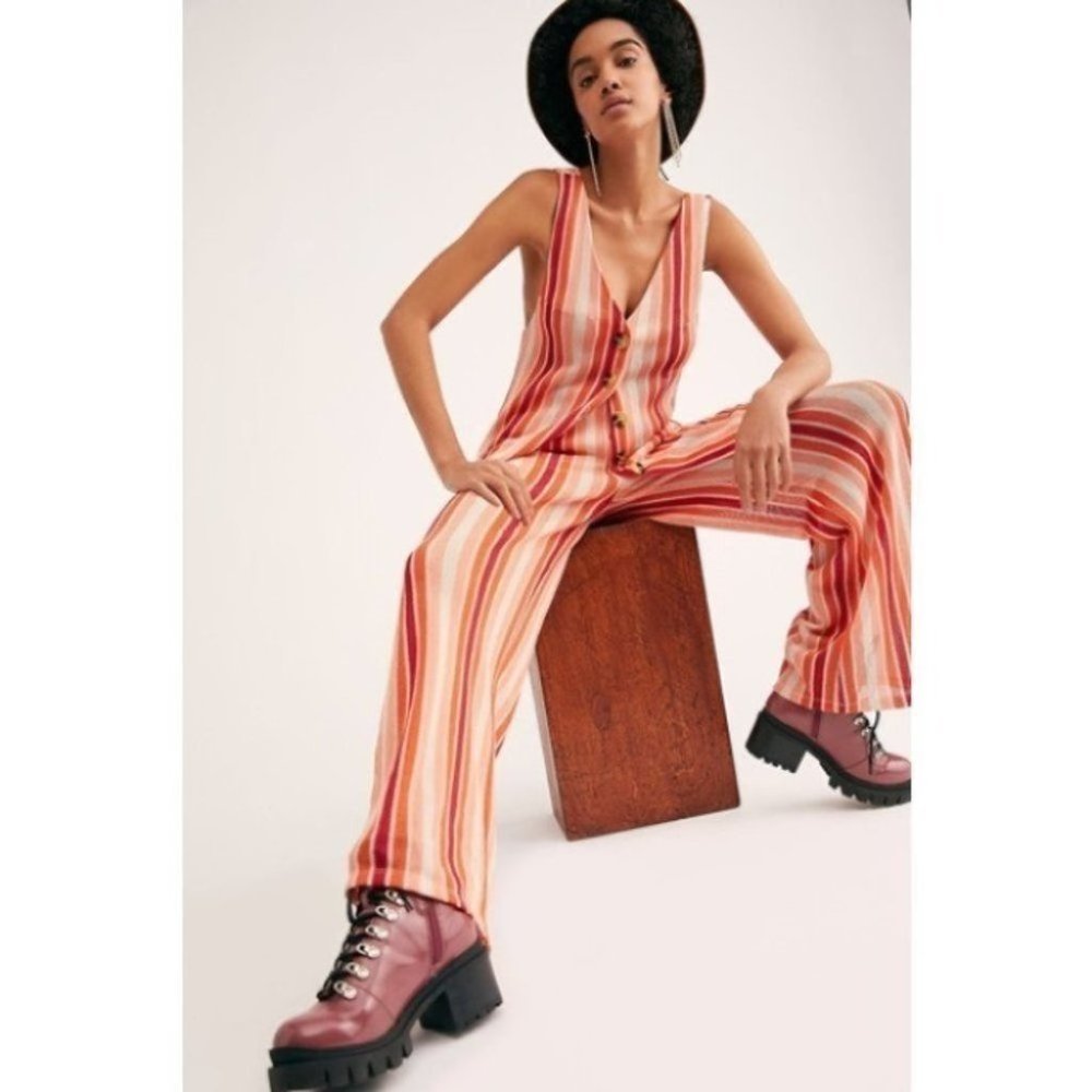 Free People Bridget 2 Piece Striped Set